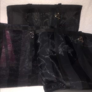 RARE HTF Victoria’s Secret Pink Shopping Totes